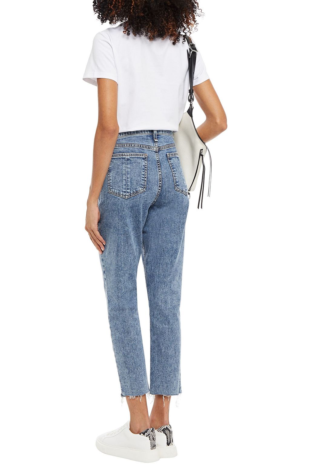 RAG & BONE Nina cropped high-rise tapered jeans