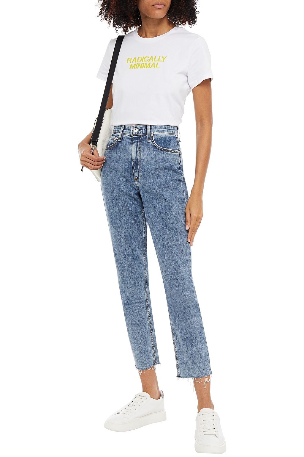 RAG & BONE Nina cropped high-rise tapered jeans