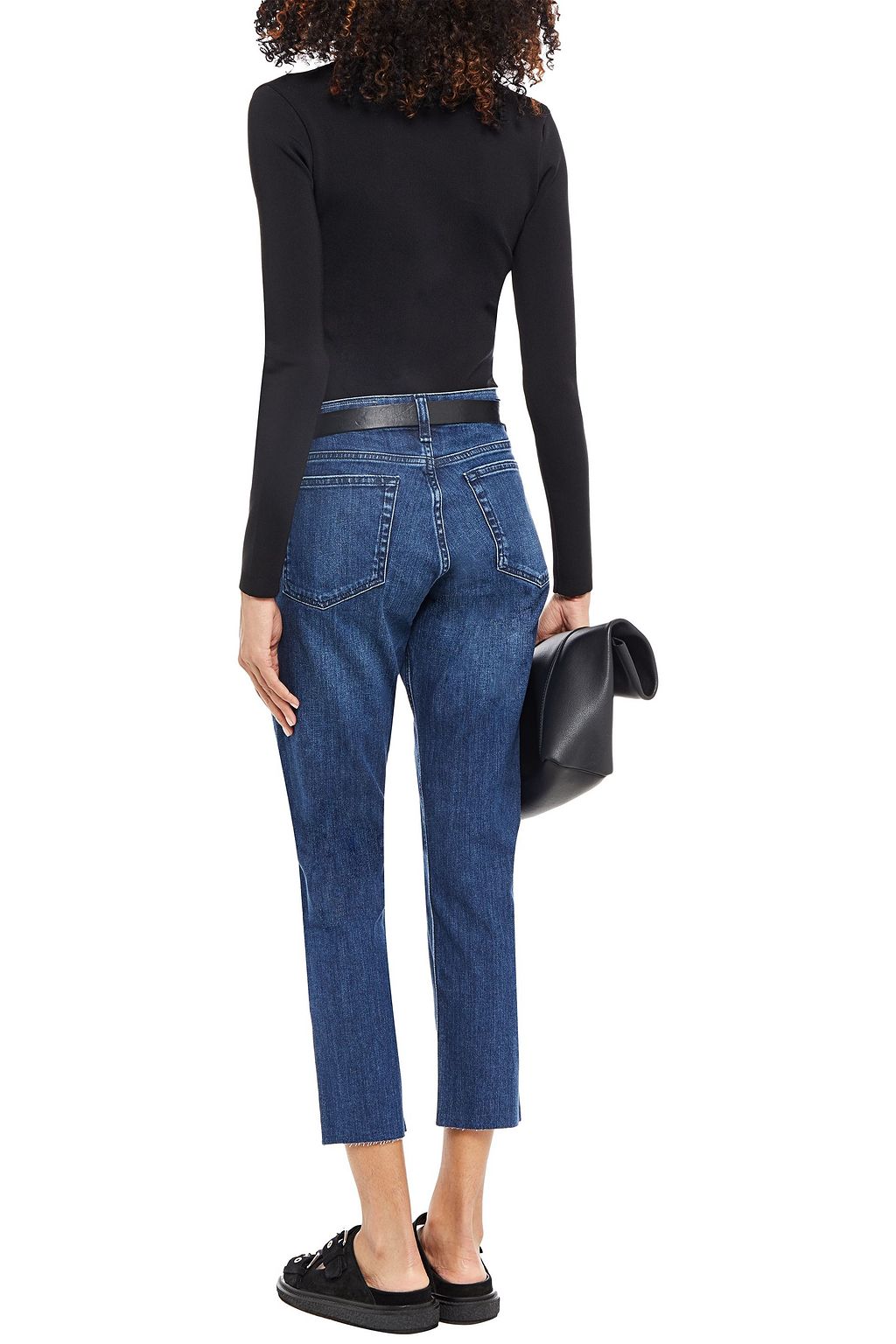 RAG & BONE Dre cropped distressed boyfriend jeans