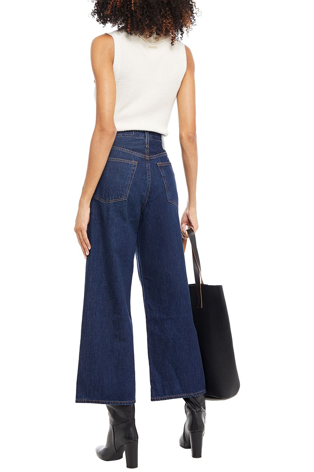 RAG & BONE Maya hoch sitzende Jeans mit weitem Bein