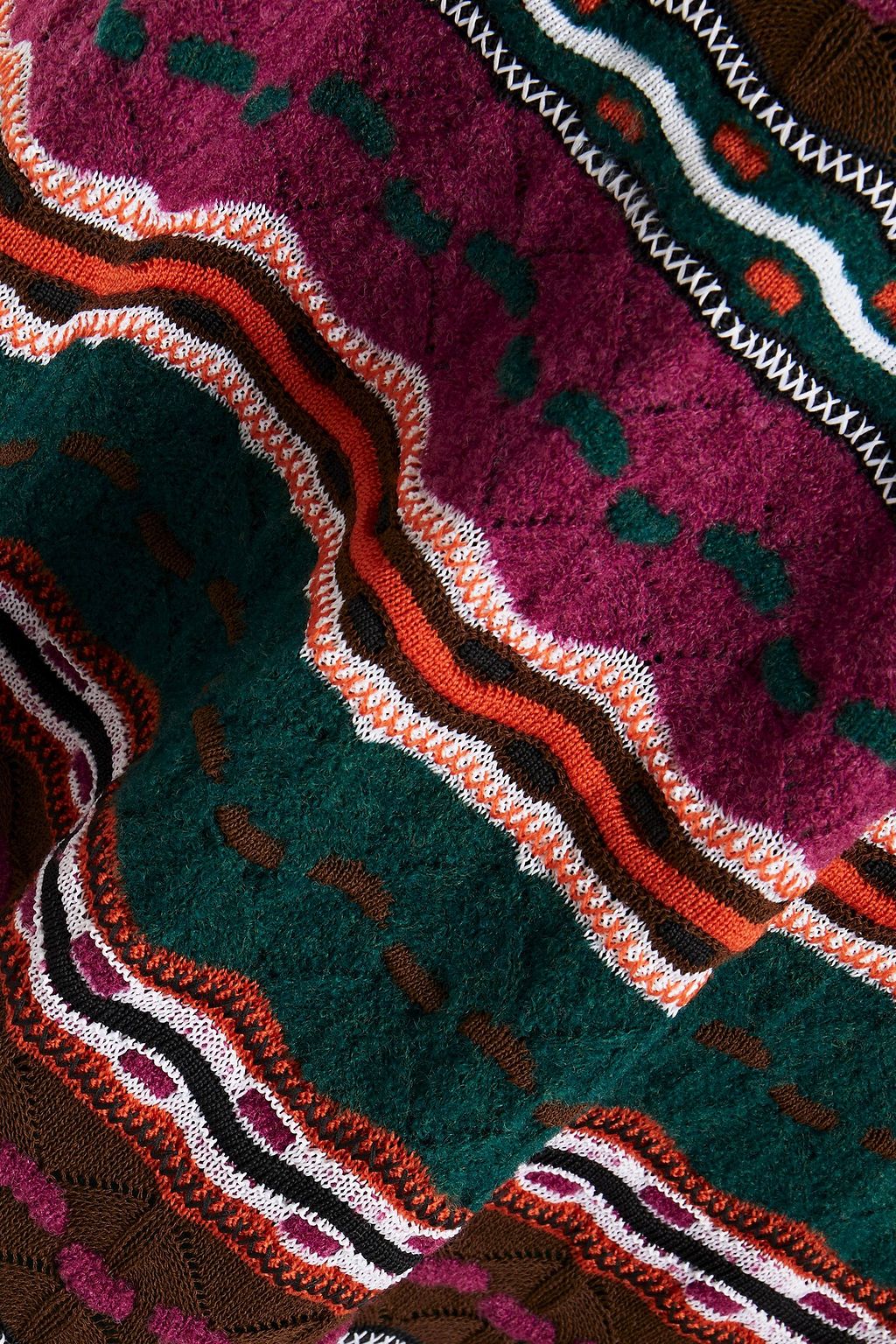M MISSONI Jacquard-knit mini dress