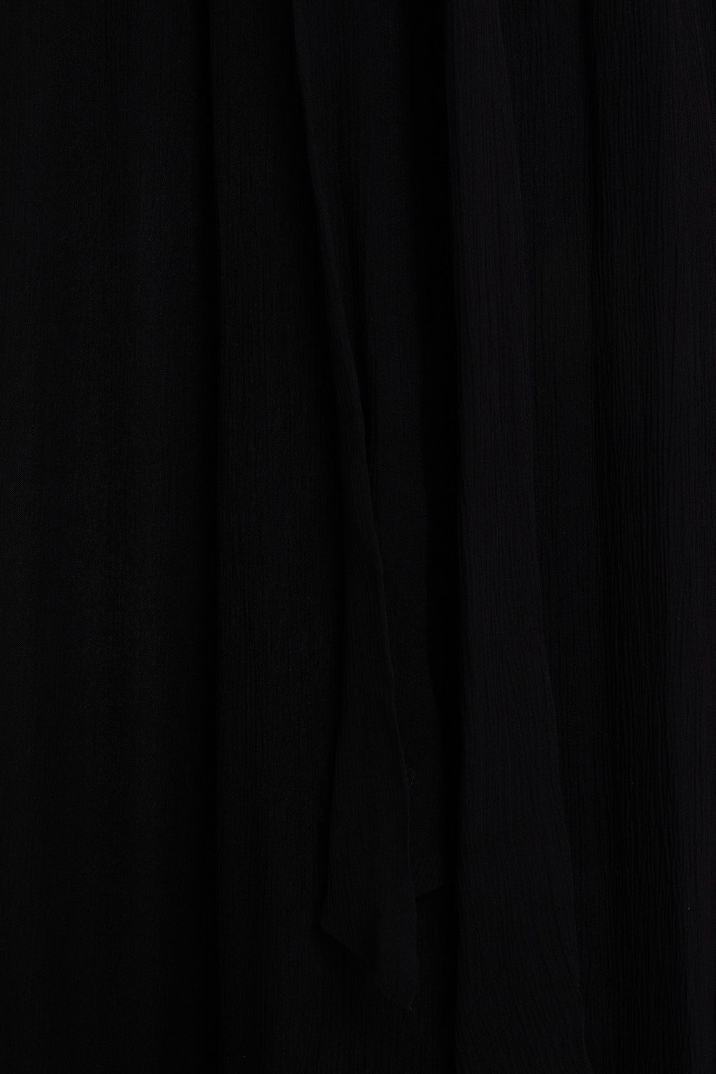 DIANE VON FURSTENBERG Wrap-effect ruffle-trimmed crepon midi dress