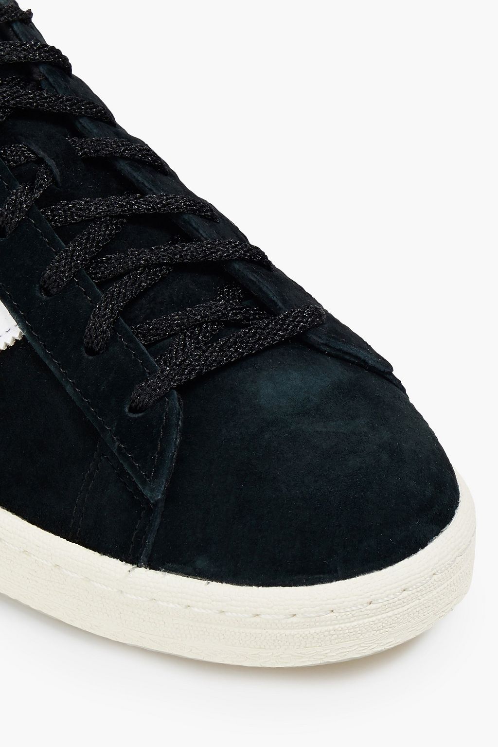 ADIDAS ORIGINALS Campus 80s leather-trimmed suede sneakers