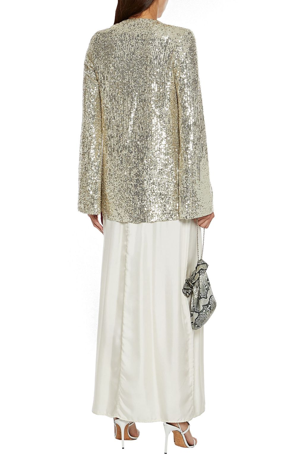 GALVAN  LONDON Sahara sequined tulle jacket