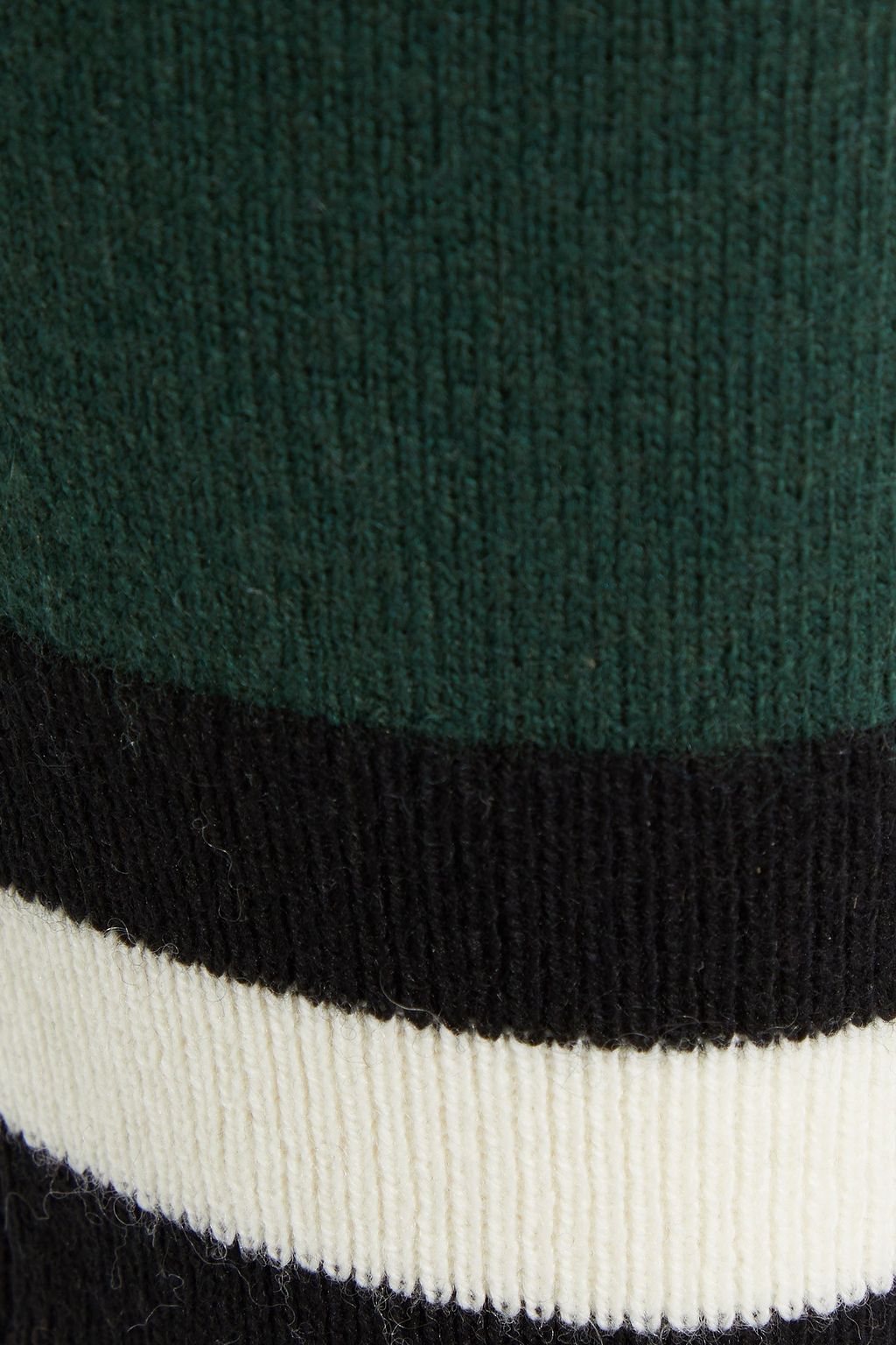 CHINTI & PARKER Striped wool and cashmere-blend track pants