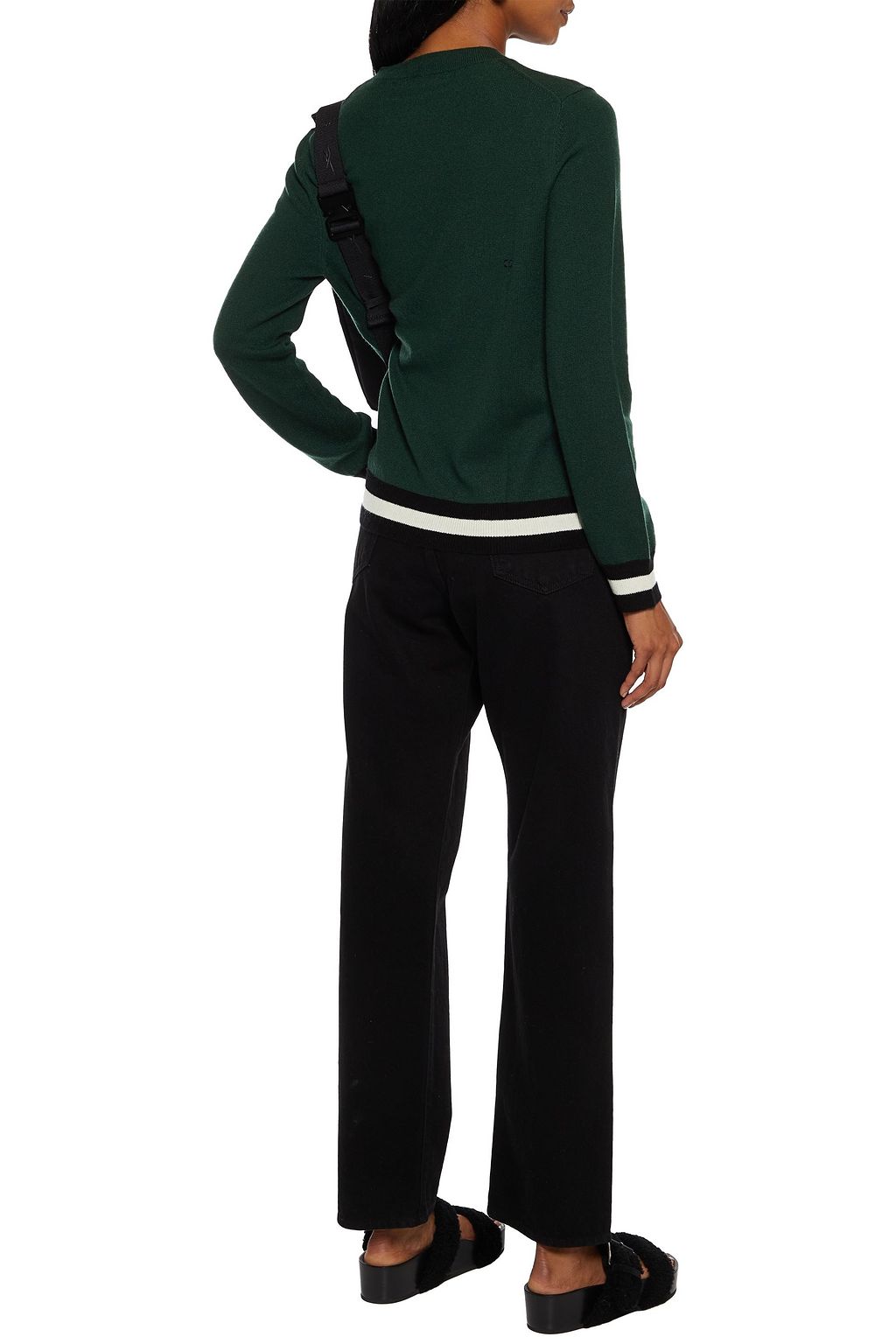 CHINTI & PARKER Striped wool and cashmere-blend sweater