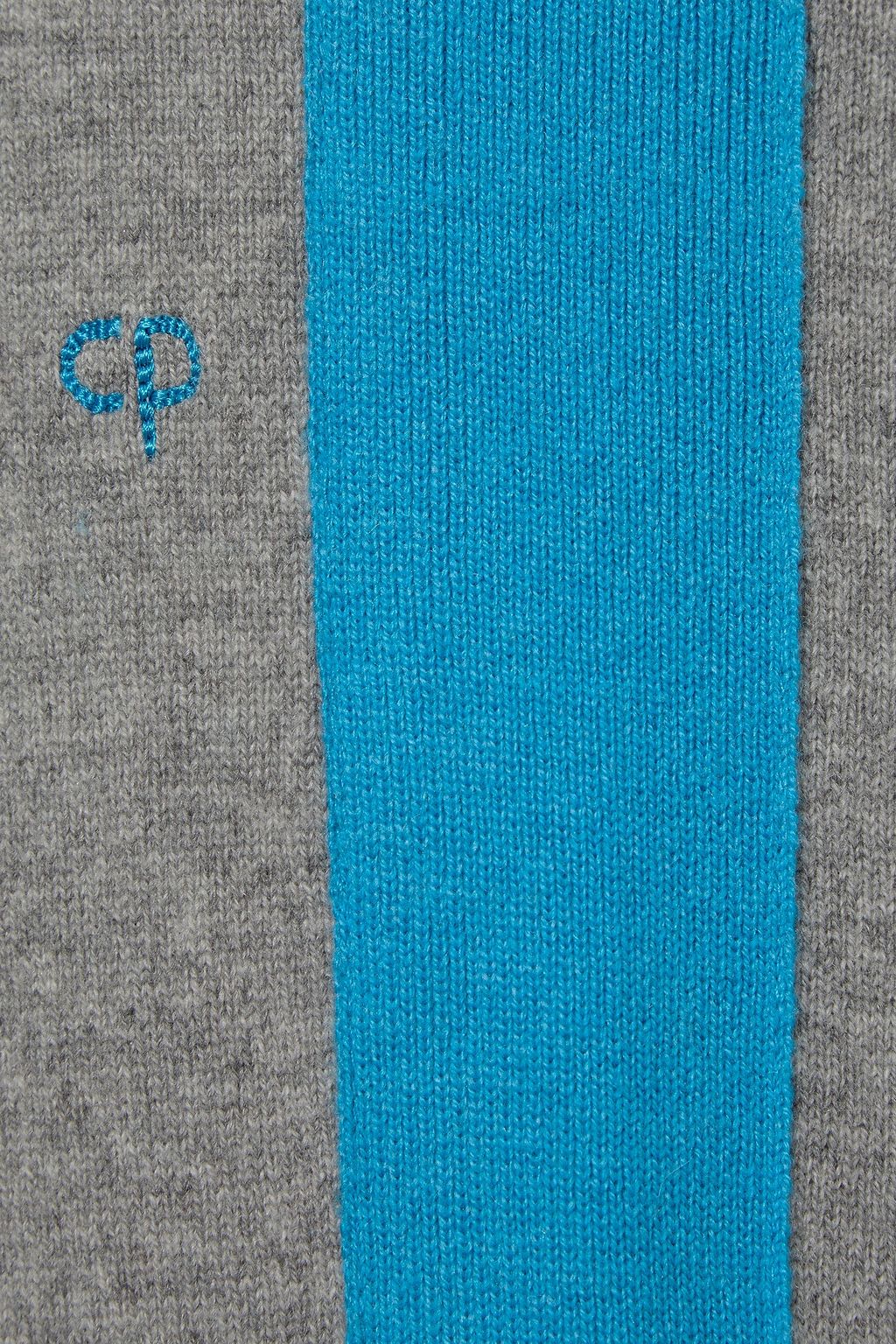 CHINTI & PARKER Striped wool and cashmere-blend track pants