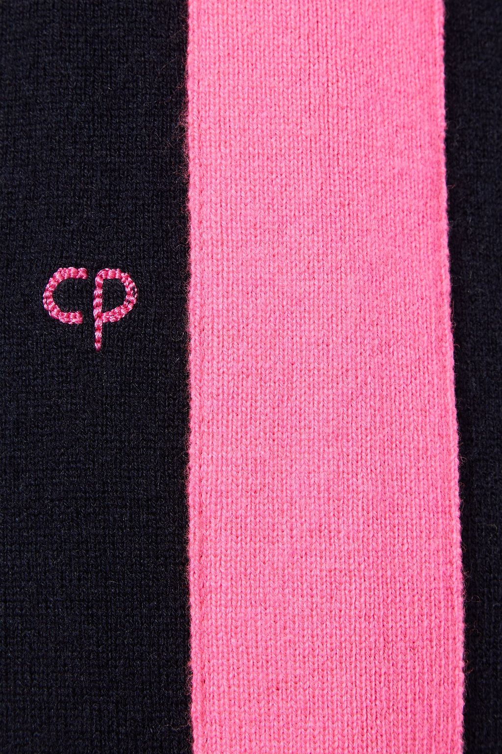 CHINTI & PARKER Striped wool and cashmere-blend track pants
