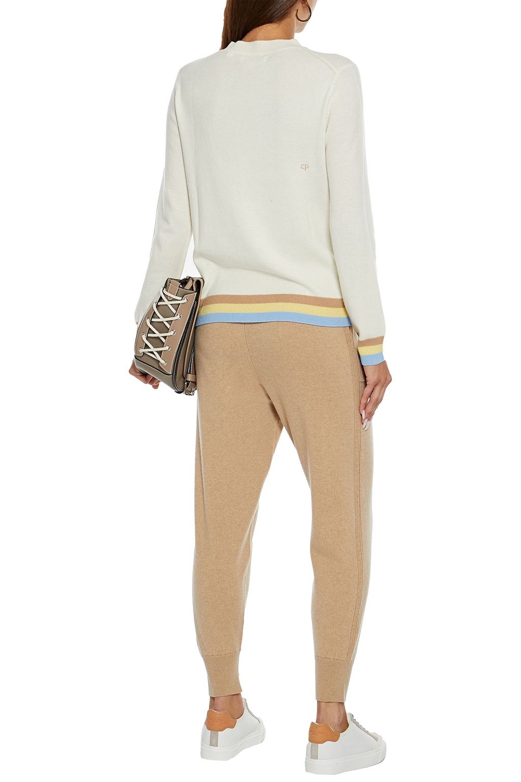 CHINTI & PARKER Striped wool and cashmere-blend sweater