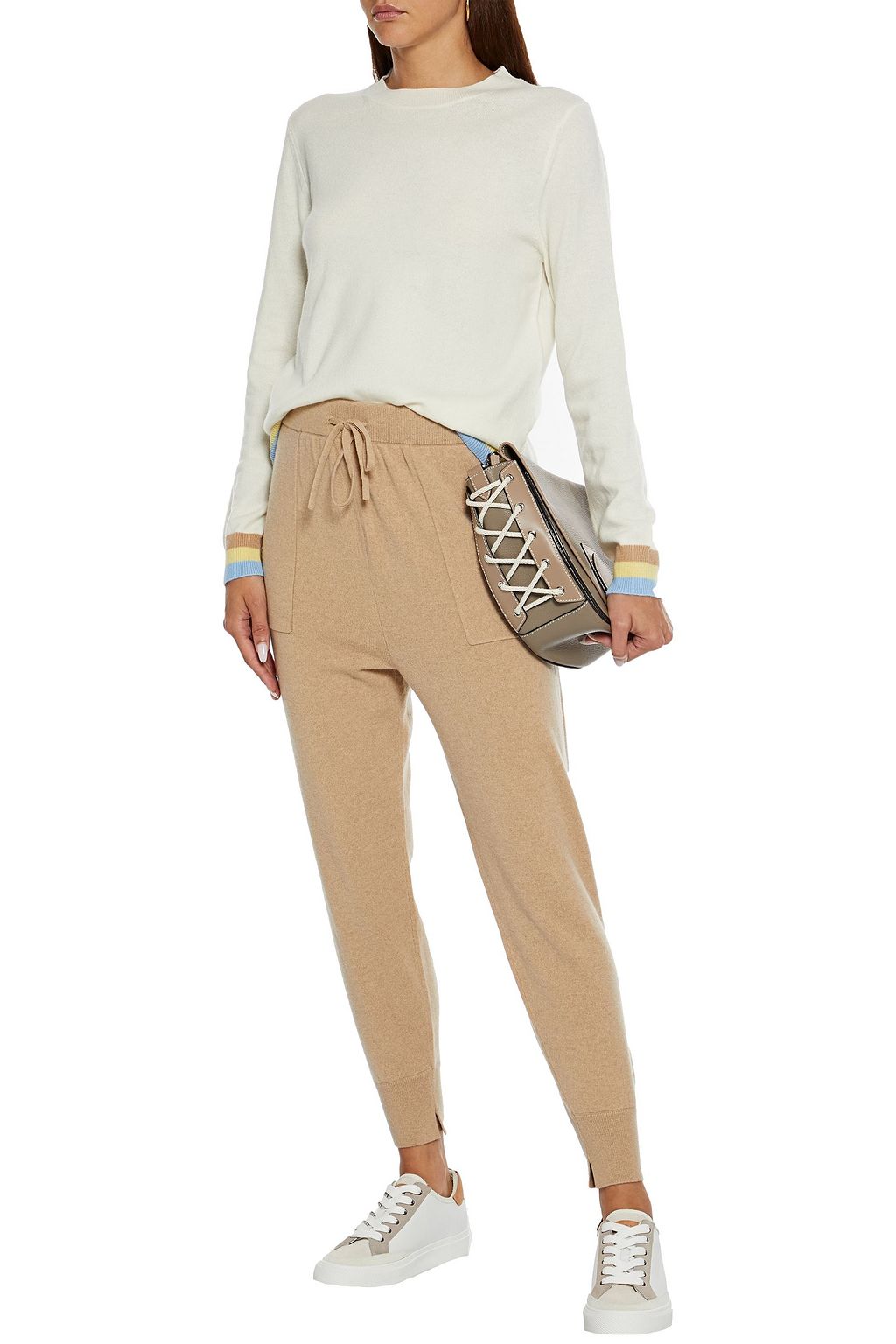 CHINTI & PARKER Striped wool and cashmere-blend sweater