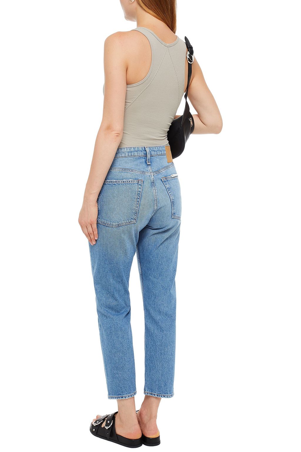 RAG & BONE Ribbed organic Pima cotton-blend jersey tank