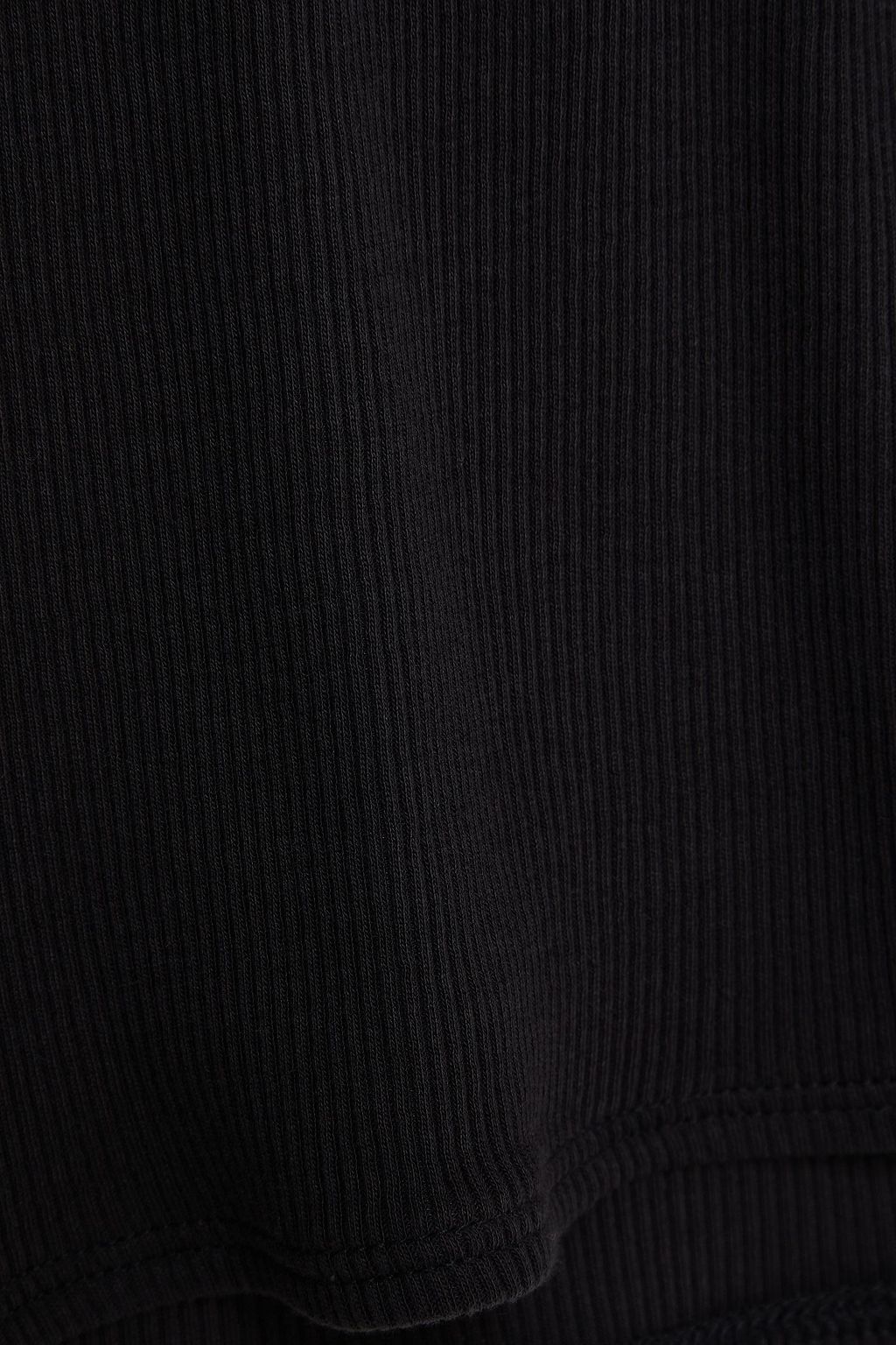 RAG & BONE Ribbed Pima cotton-blend jersey T-shirt