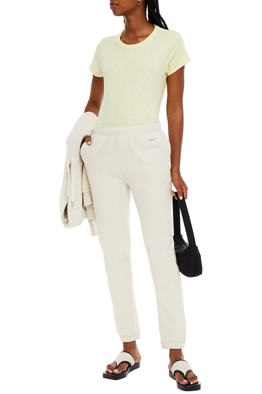 RAG & BONE Slub organic Pima cotton jersey T-shirt