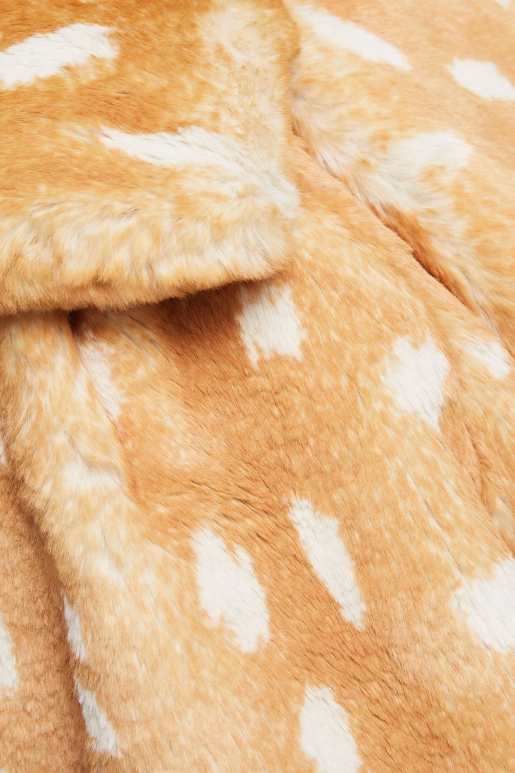 MARC JACOBS Printed faux fur coat