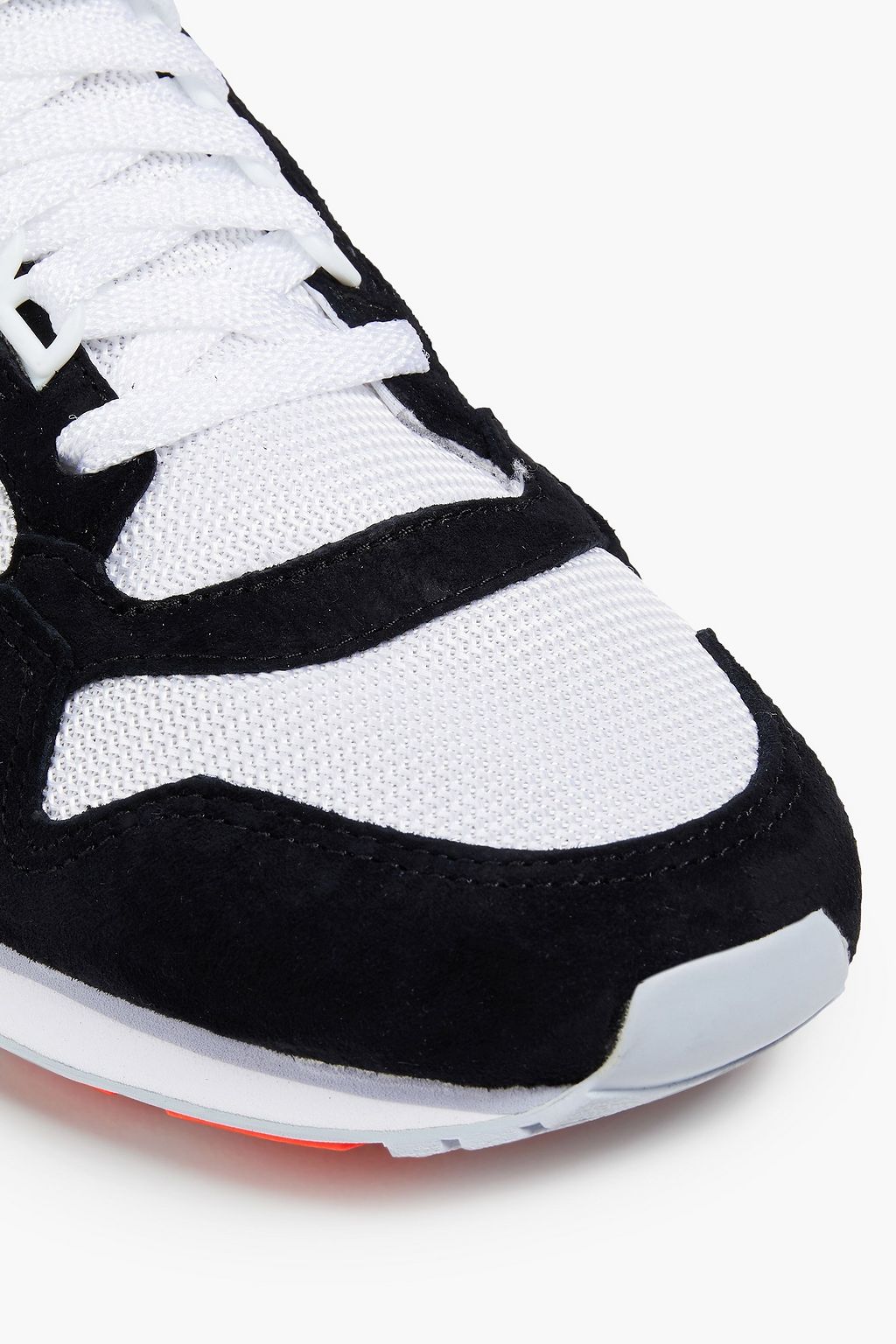 ADIDAS ORIGINALS Leather and suede-trimmed mesh sneakers