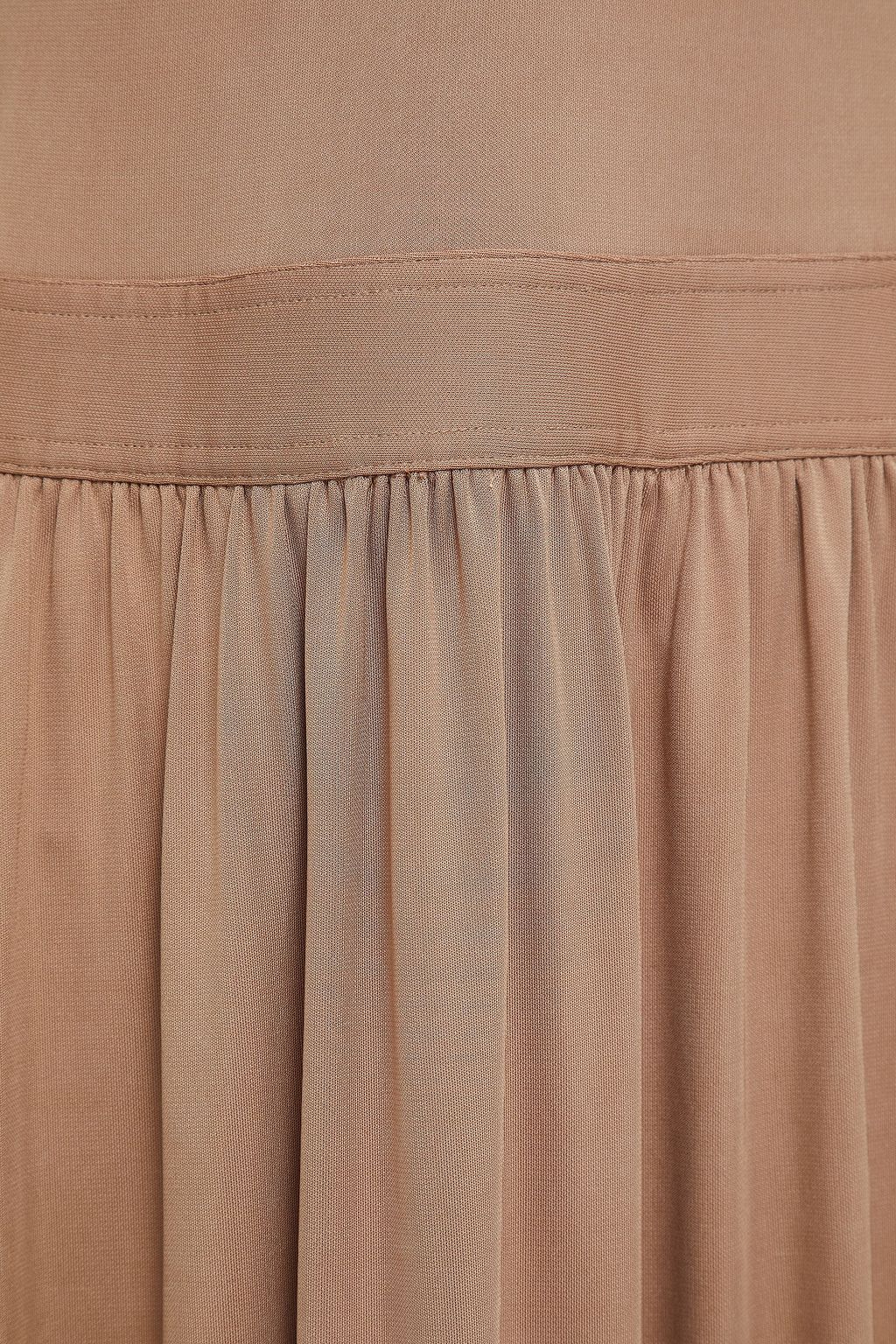 RAG & BONE Gathered crepe de chine midi dress