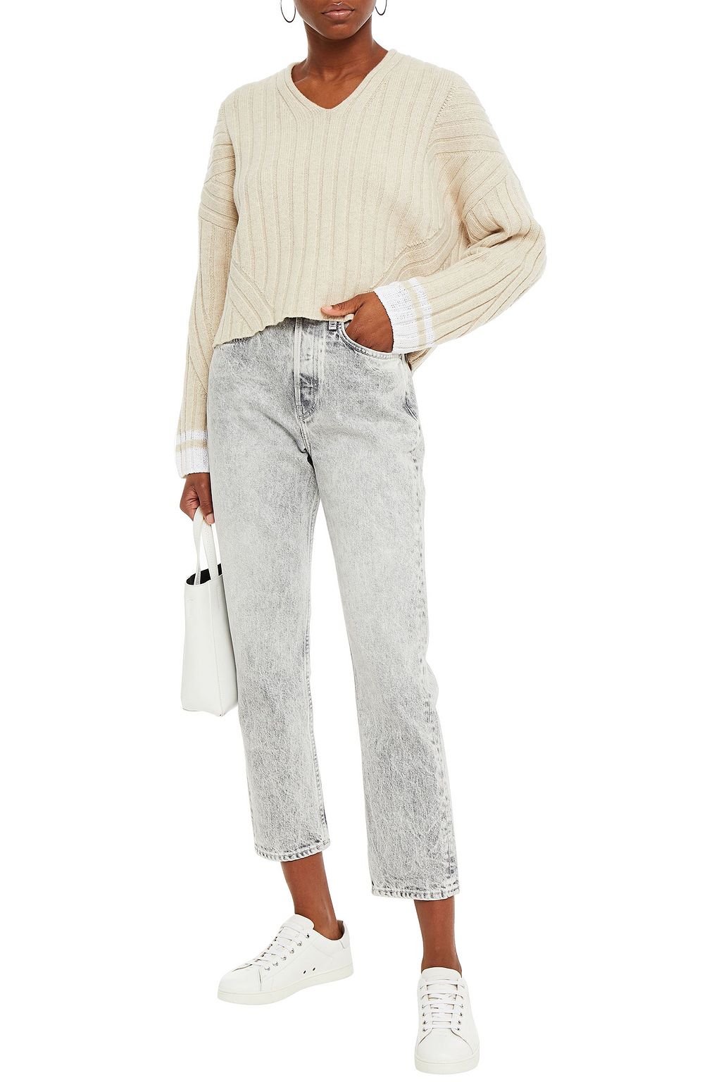 RAG & BONE Ribbed wool-blend sweater