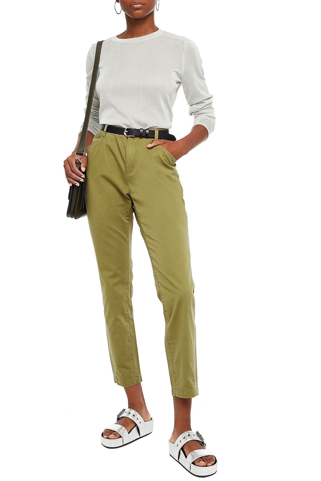 RAG & BONE Cotton slim-leg pants