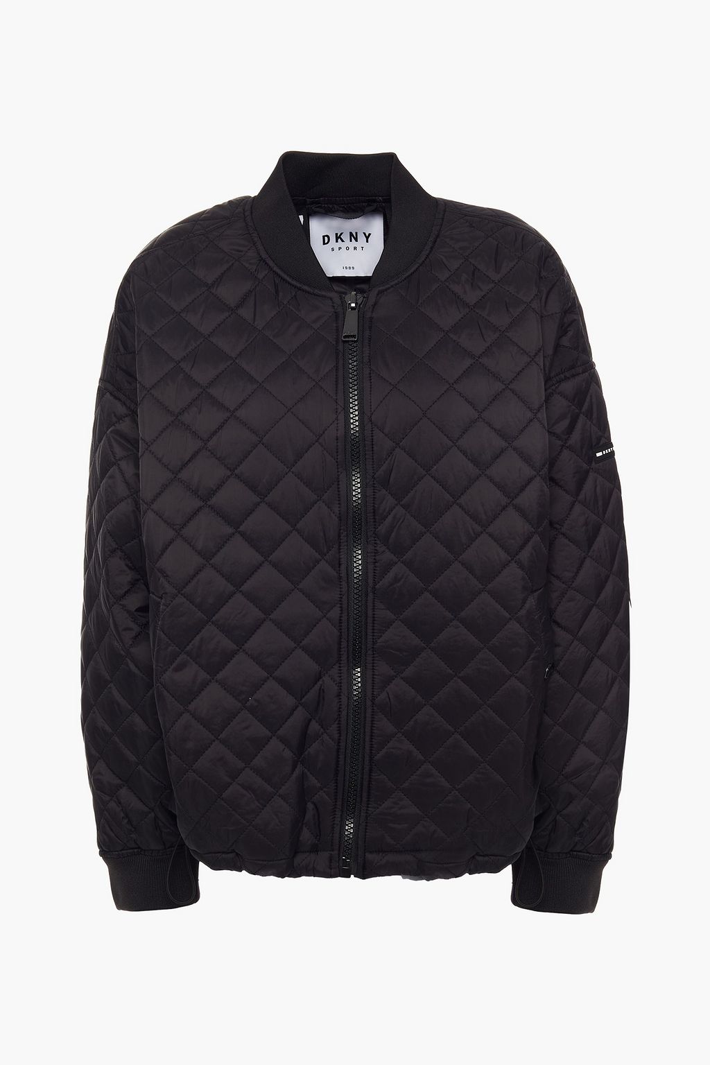dkny quilted leather jacket