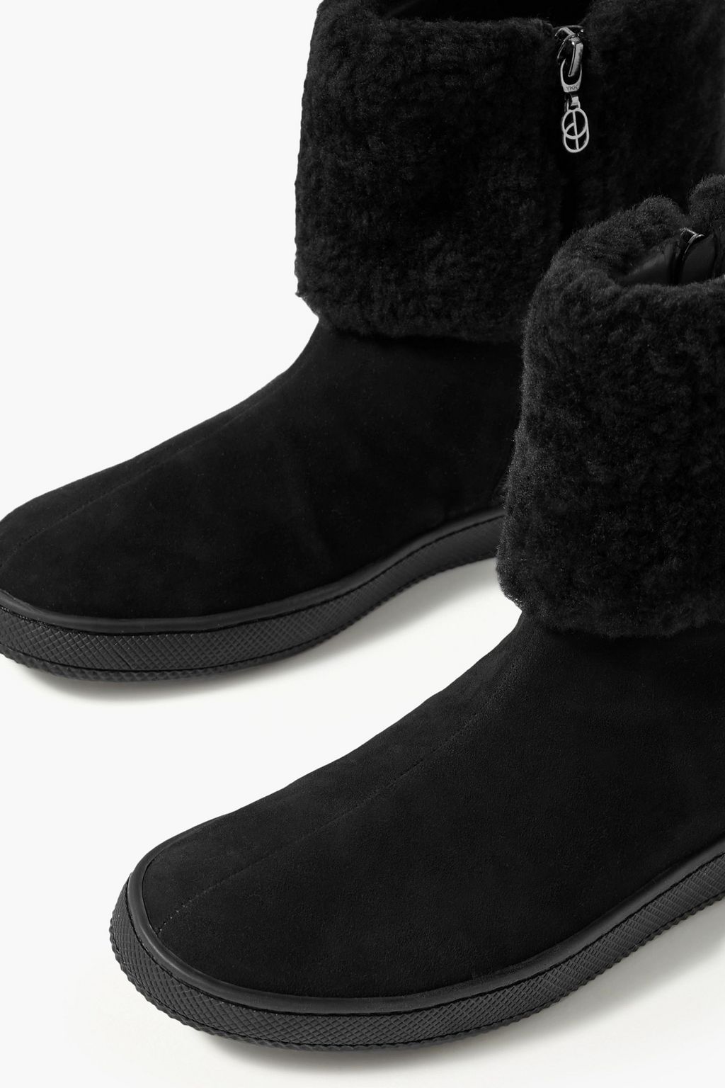 PORTE & PAIRE Shearling ankle boots