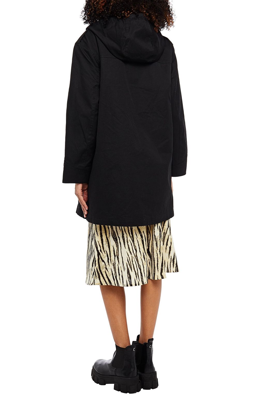 MARC JACOBS Embroidered cotton-gabardine parka