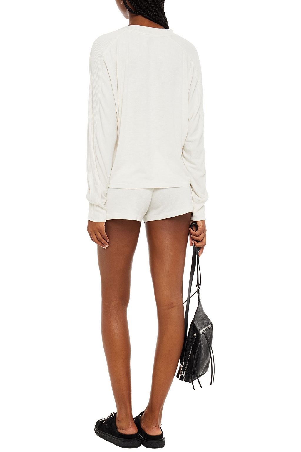 RAG & BONE Knitted sweater and shorts set