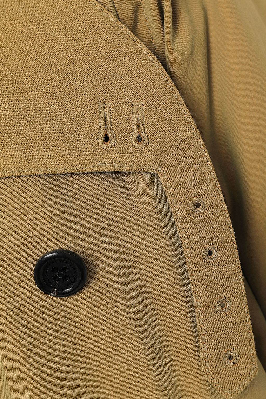 MARC JACOBS Double-breasted belted cotton-gabardine trench coat