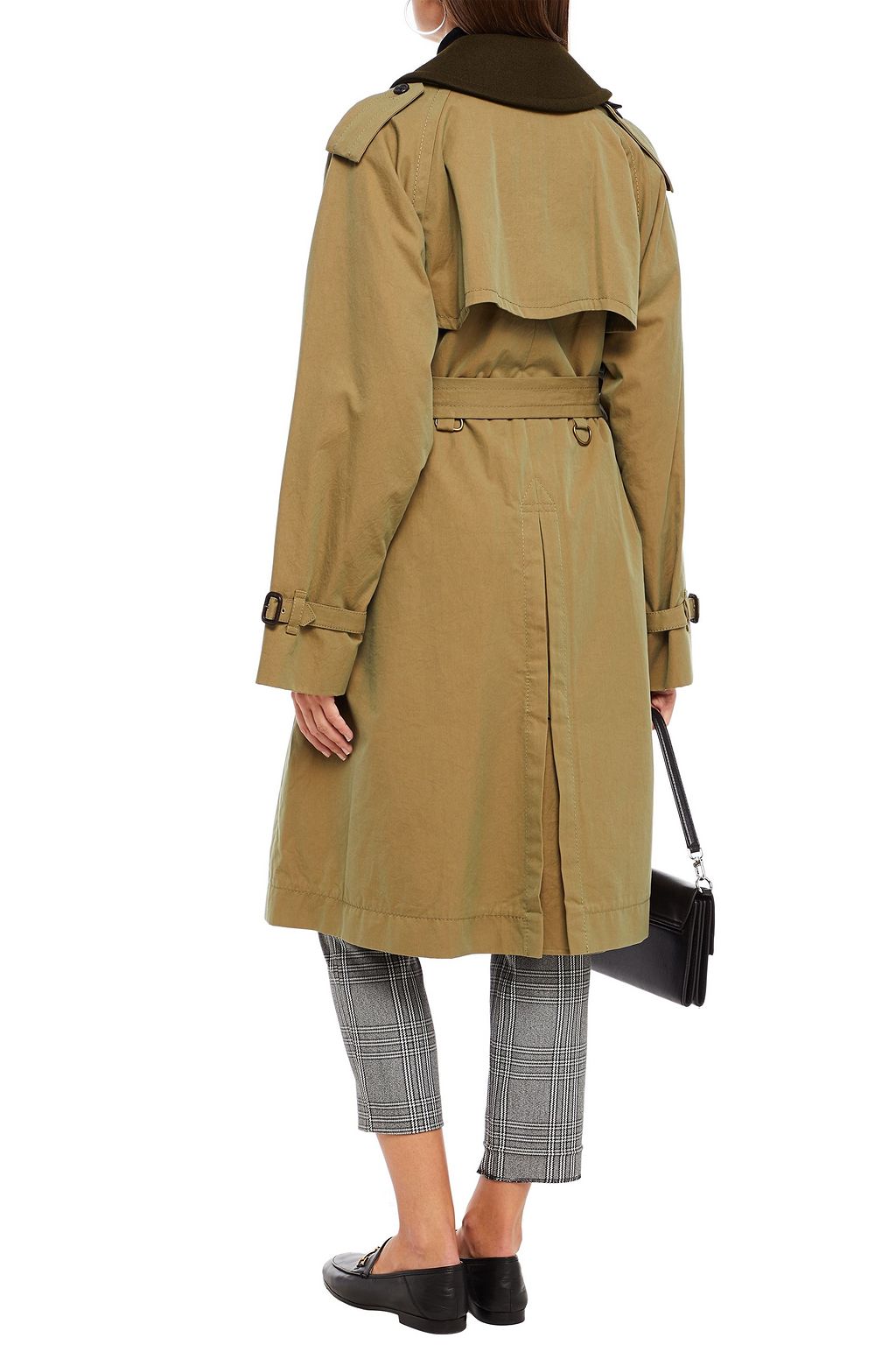 MARC JACOBS Double-breasted belted cotton-gabardine trench coat