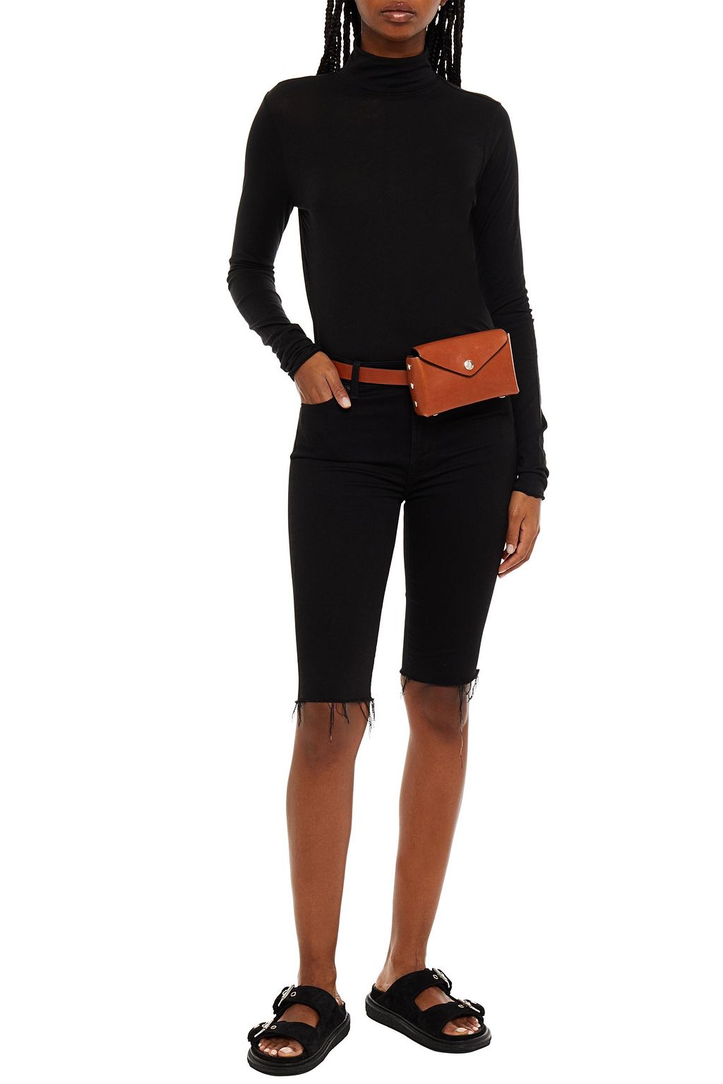 RAG & BONE Organic Pima cotton-jersey turtleneck top