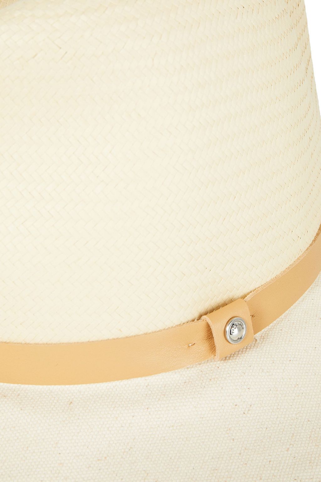 RAG & BONE Canvas-paneled paper fedora