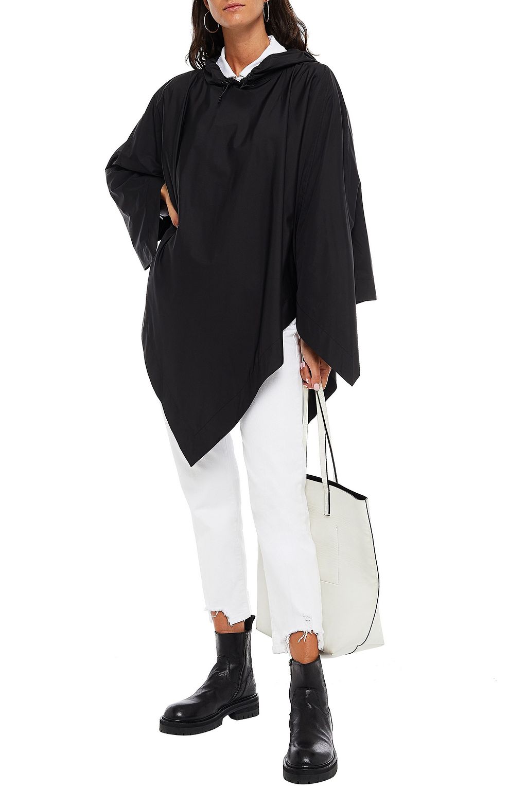 RAG & BONE Shell hooded poncho