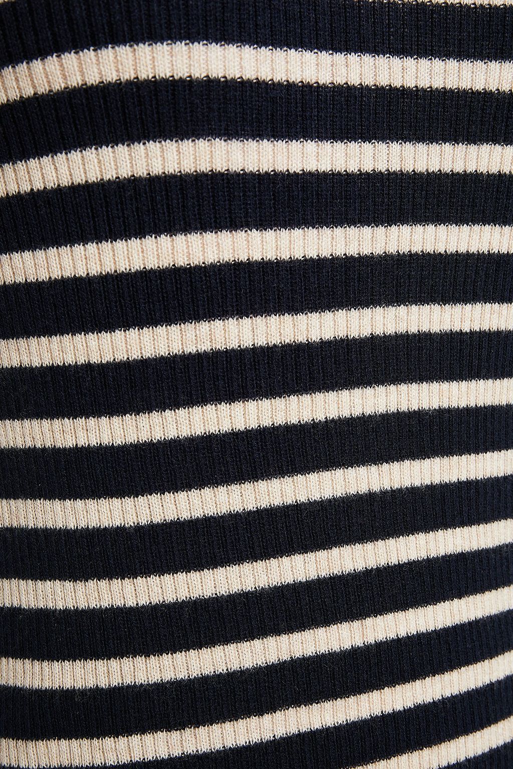 RAG & BONE Striped ribbed cotton and cashmere-blend sweater