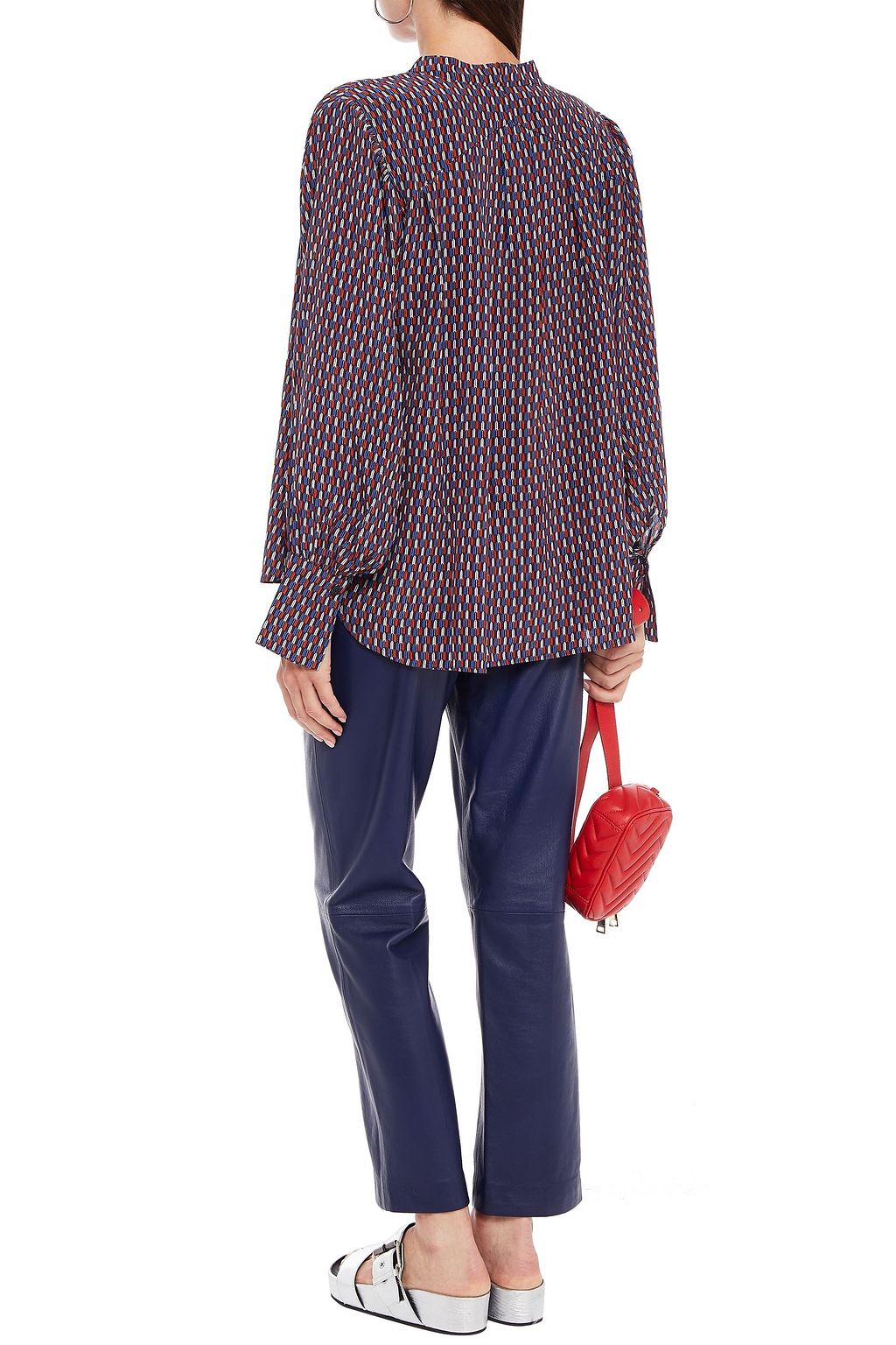 RAG & BONE Printed silk top