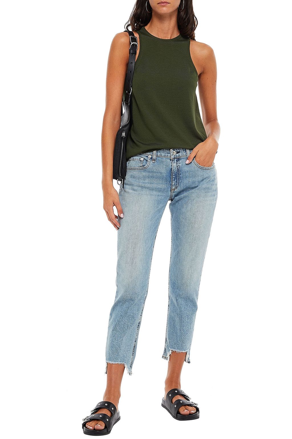 RAG & BONE クロップド ボーイフレンド ジーンズ