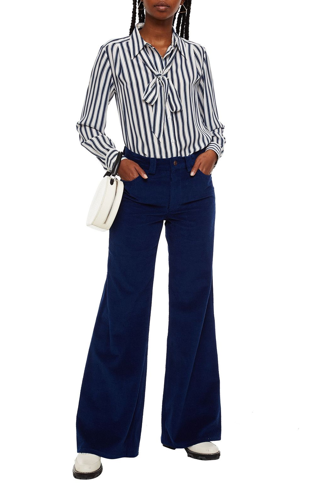 MARC JACOBS Cotton-corduroy flared pants