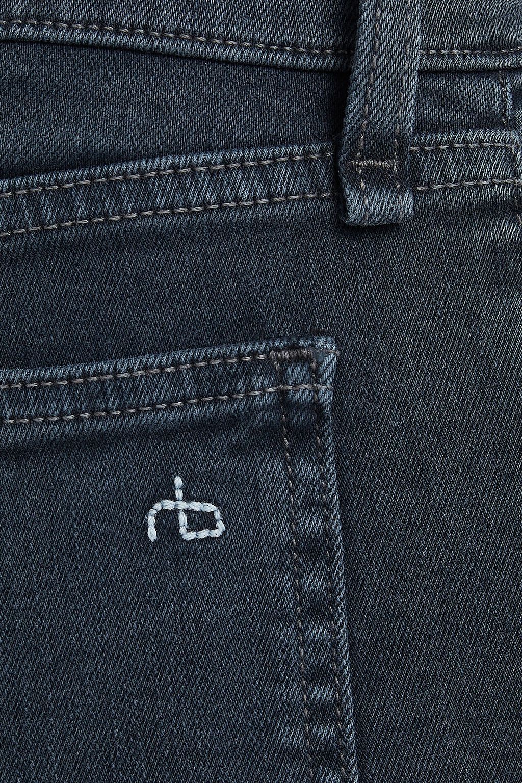 RAG & BONE Cropped mid-rise skinny jeans