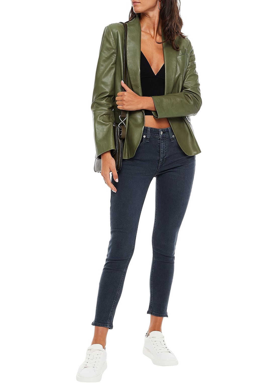 RAG & BONE Cropped mid-rise skinny jeans