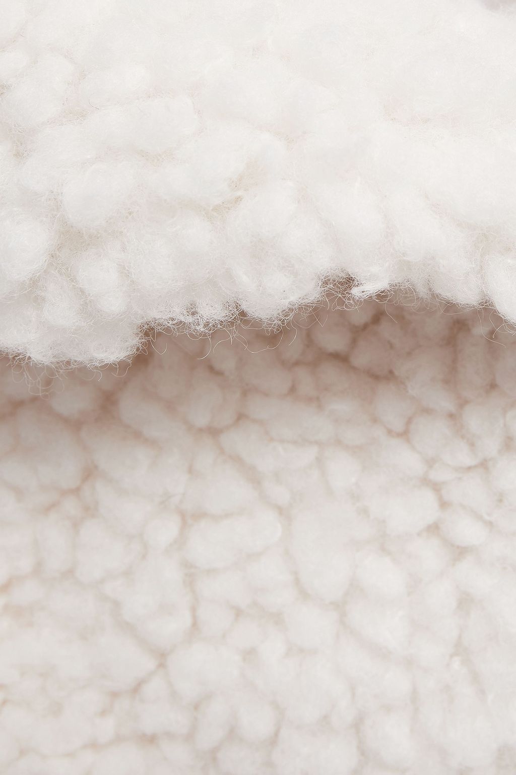 STAND STUDIO Janet cropped faux shearling jacket