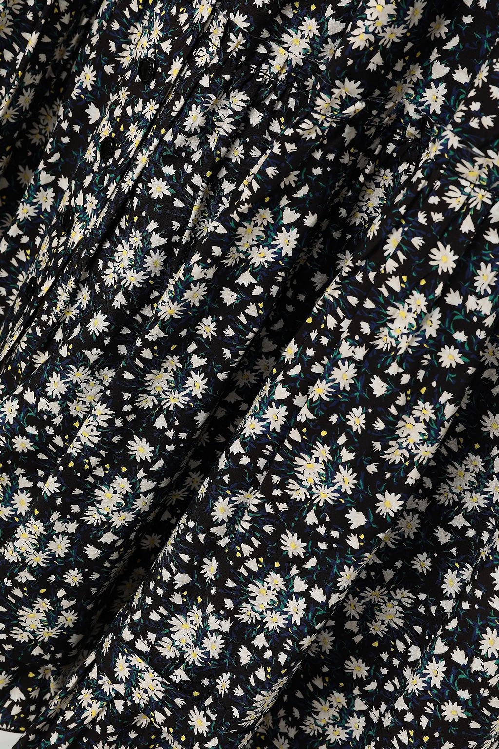 THE MARC JACOBS Tiered floral-print cotton-poplin midi skirt