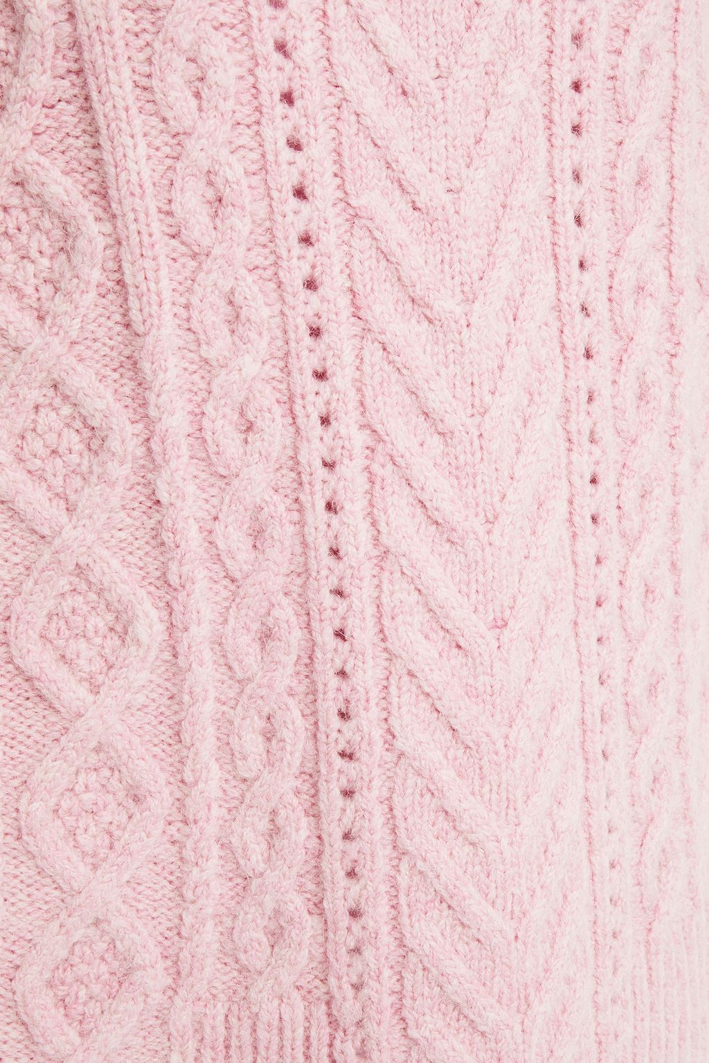 RAG & BONE Cable-knit wool-blend turtleneck sweater