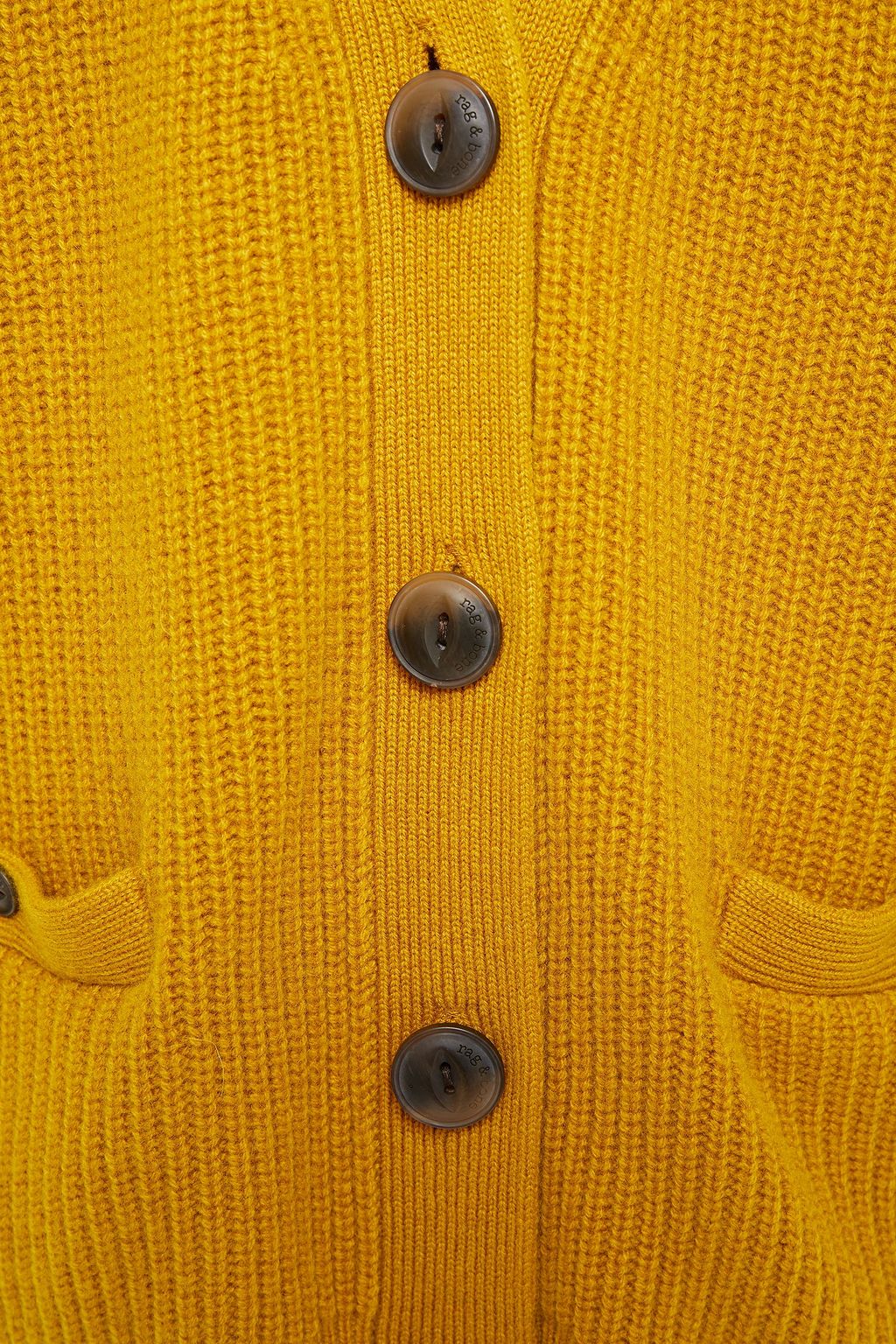 RAG & BONE Ribbed cashmere cardigan