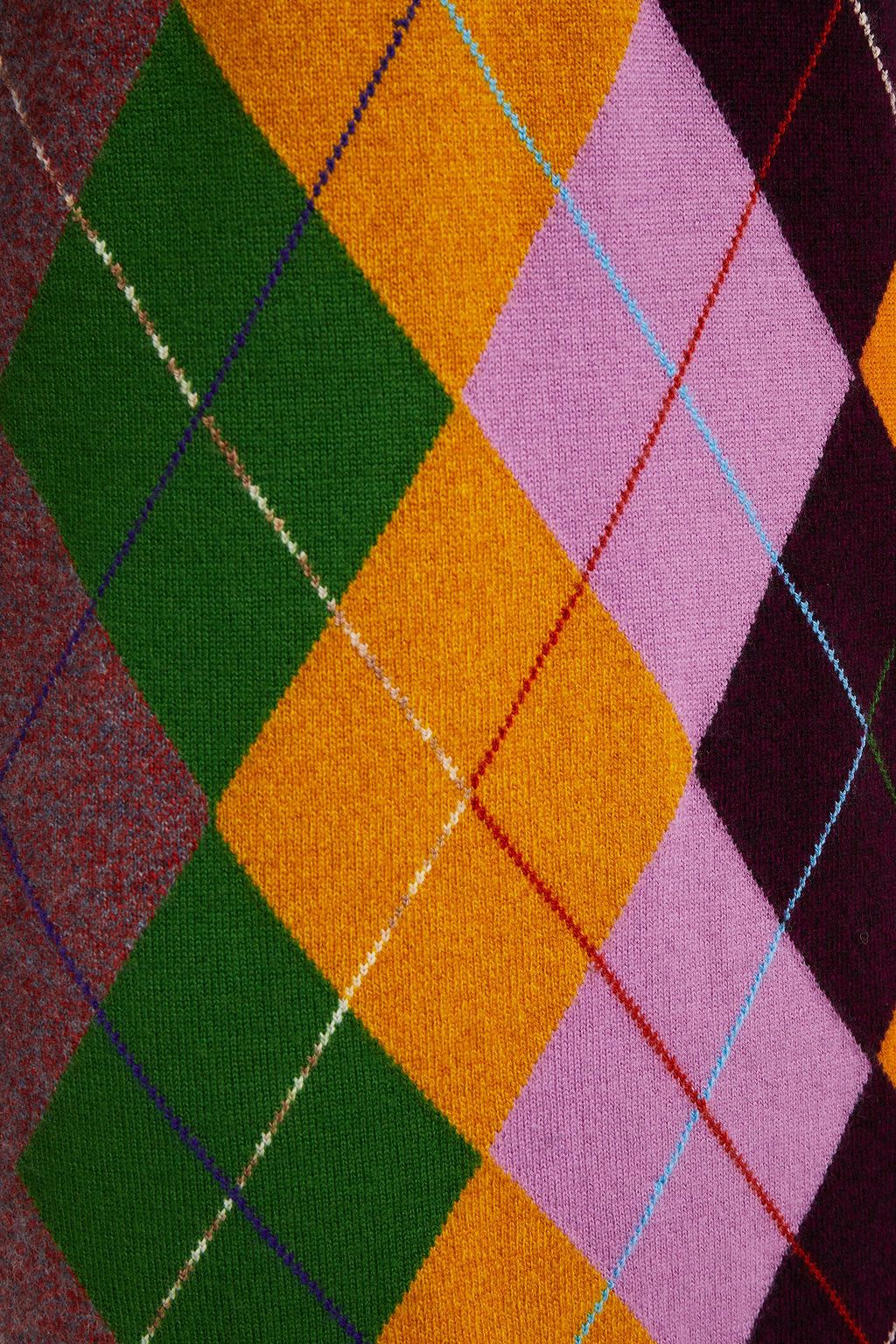 MISSONI Argyle cashmere sweater