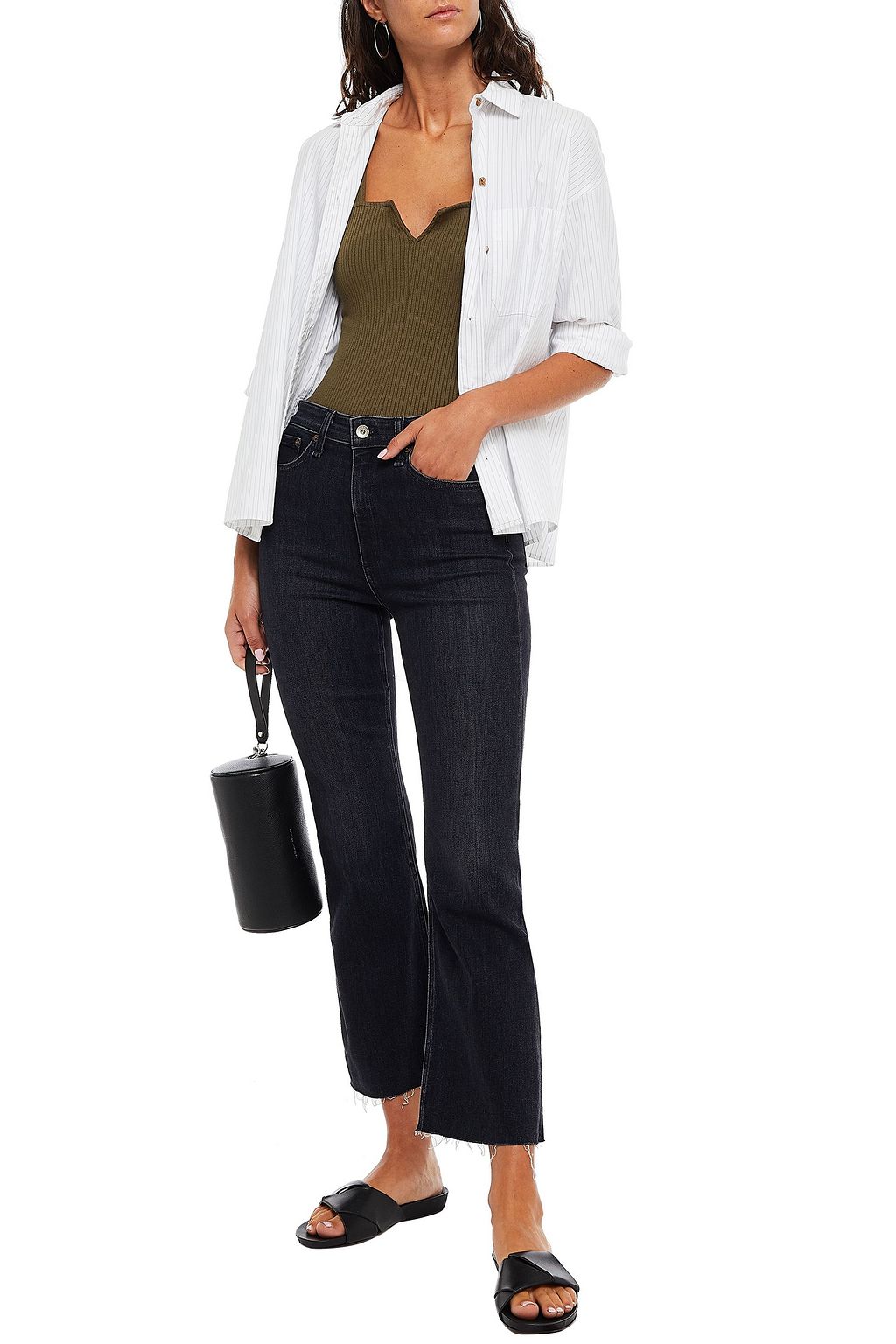 RAG & BONE High-rise kick-flare jeans