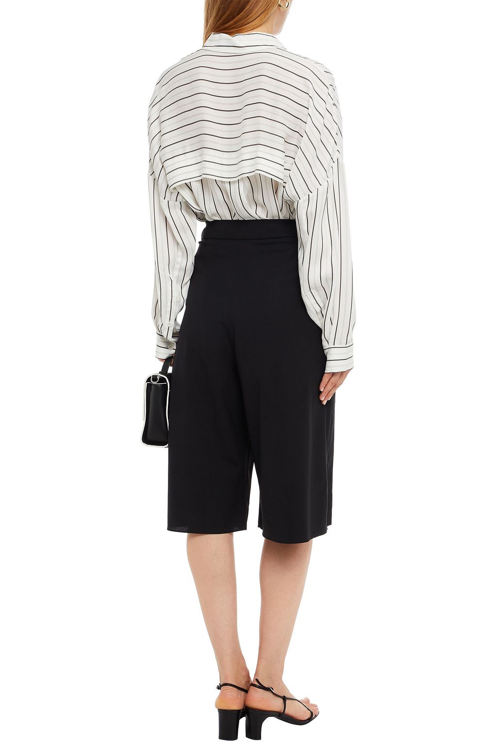 ACNE STUDIOS Shorts aus Satin mit Falten