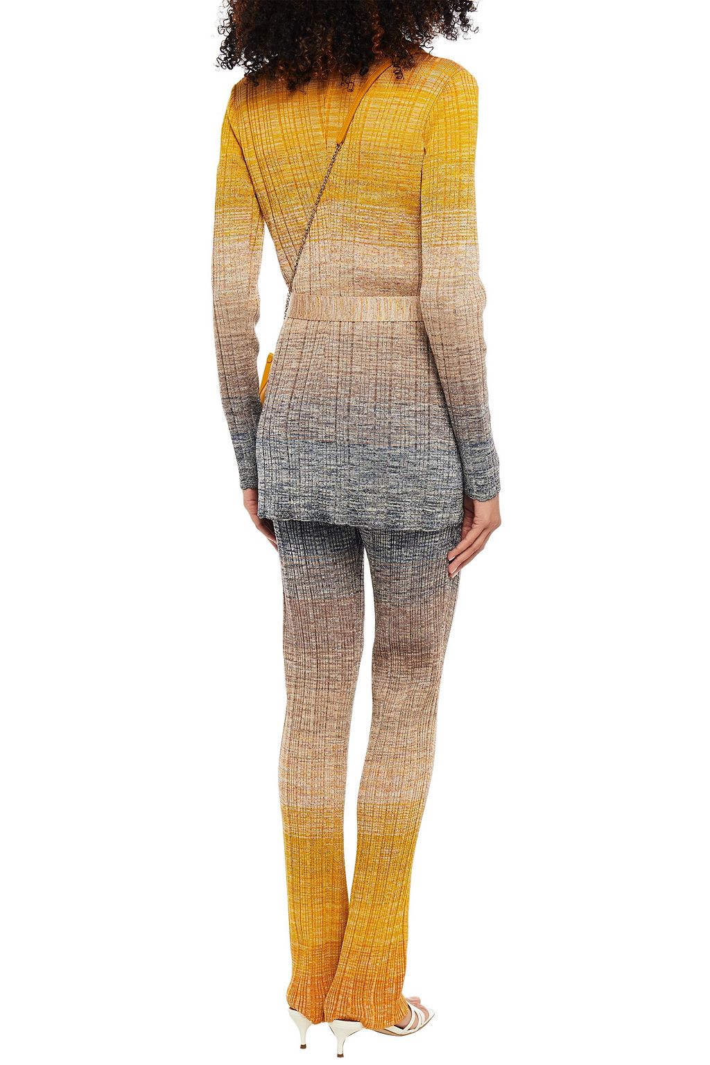 MISSONI Metallic ribbed wool-blend blazer