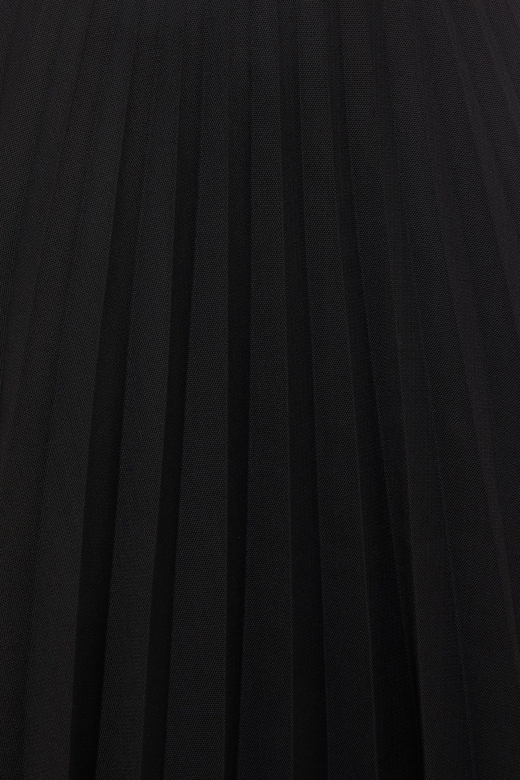 ACNE STUDIOS Asymmetric pleated paneled woven skirt
