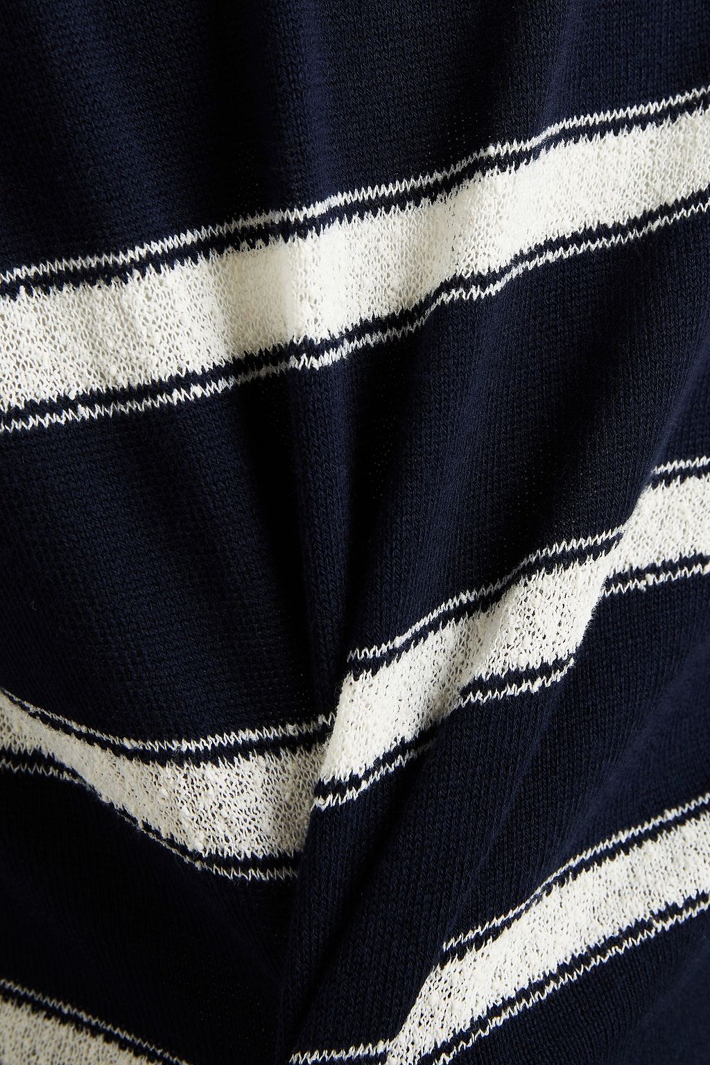 A.P.C. Striped cotton-blend sweater
