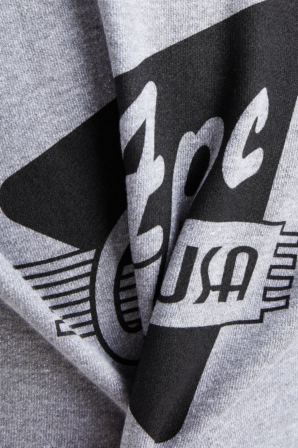A.P.C. Printed French cotton-terry sweatshirt