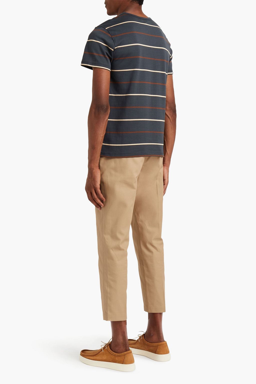 A.P.C. Striped cotton-jersey T-shirt