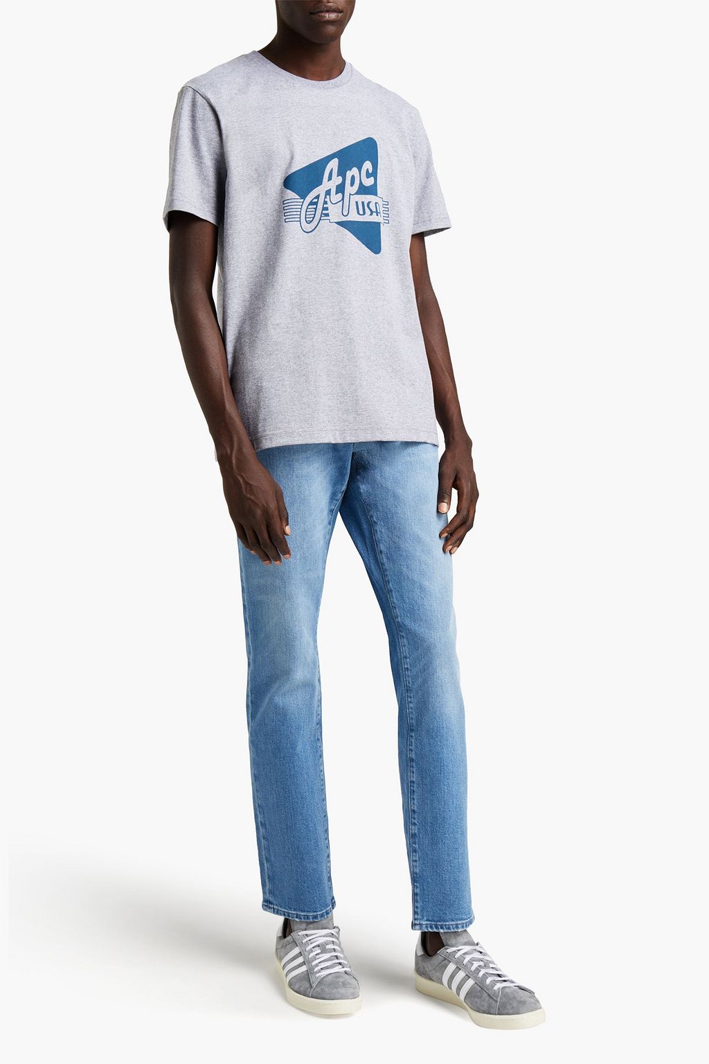 A.P.C. Printed cotton-jersey T-shirt